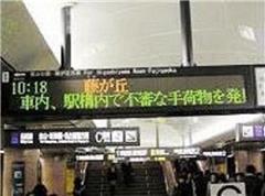 Guide display of station