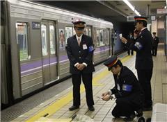 Patrol of the subway station