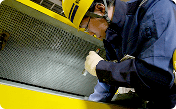 業務再開の様子