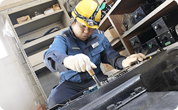 現場作業の様子