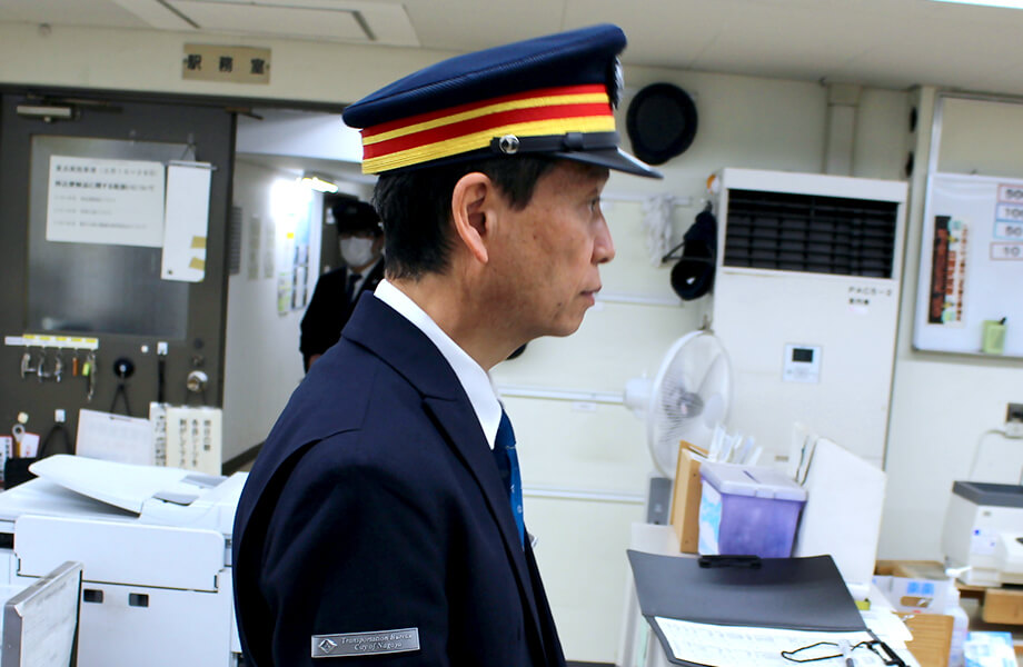 地下鉄助役の写真