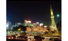 テレビ塔前を走る市バス