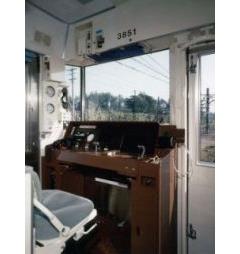 3050形車両乗務員室写真