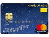 wellow cardは、オリコ発行のMasterCard(星空・宇宙兄弟)、JCBの3種類からお選びいただけます。MasterCard・星空の券面画像です。